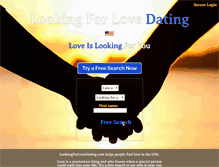 Tablet Screenshot of lookingforlovedating.com